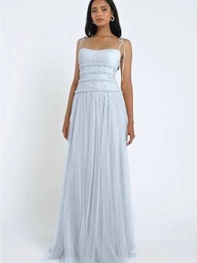 Jenny Yoo Berkley Light Blue Dress